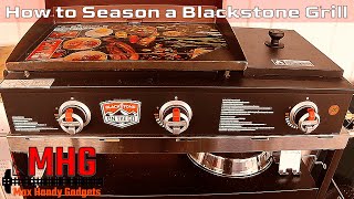 How to Season a Blackstone Combo Rangetop Grill Griddle