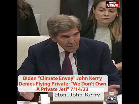 John Kerry On Private Jet Question: "We Don't Own A Private Jet" — "Outrageously Persistent Lies"