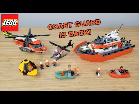 New 2026 LEGO Coast Guard Sets | Review & Placement