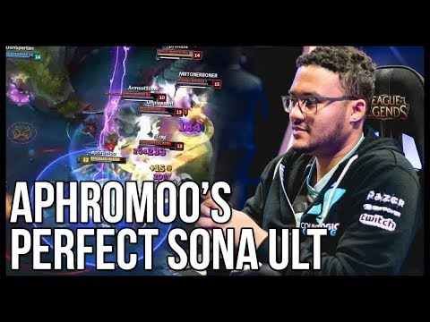 Aphromoo's perfect 5-man Sona ult