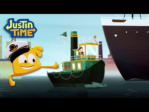 Tugboats, Ships & Ocean Adventures! ⚓🌊 Justin Time 6 FULL EPISODES!
