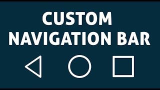 Custom Navigation Bar - Navbar Customize