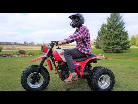 Honda ATC 200x Wheelies und Top Speed Run