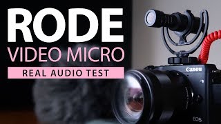 Rode Video Micro and A Closet Audio  Test / Review