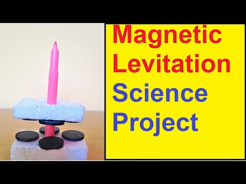 Magnetic science project working model for exhibition DIY at home howtofunda