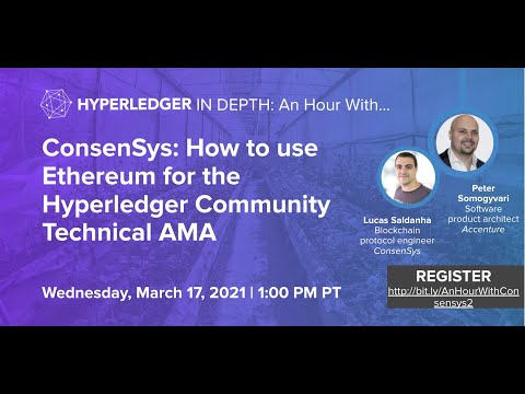 How to use Ethereum for the Hyperledger Community Technical AMA