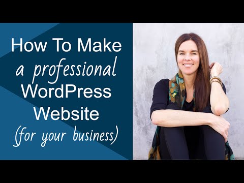 How To Make A WordPress Website For Your Business (CUSTOMIZR Theme)