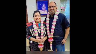 Singer chithra 38th wedding anniversary #chithra #singer #supersinger #shortsviral