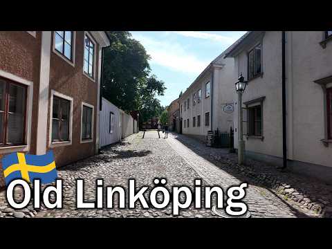 Sweden, walking tour of "Gamla Linköping" (Old Linköping).