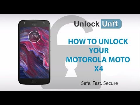 HOW TO UNLOCK Motorola Moto X4