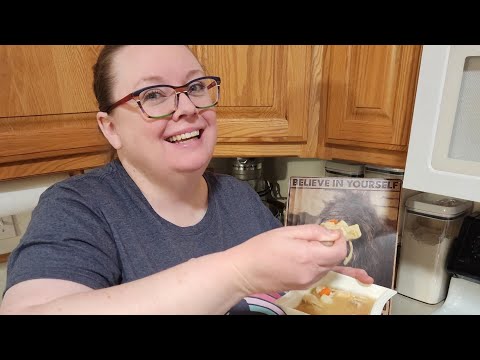 How to make homemade chicken noodle soup with homemade noodles.