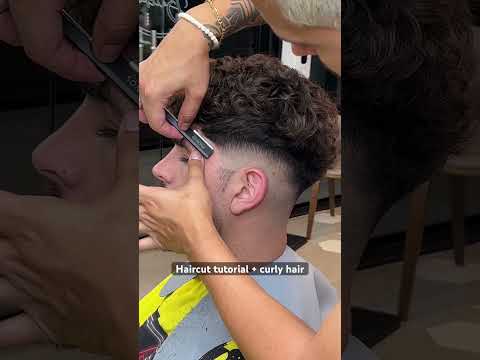 Haircut tutorial + curly hair #hairstyle #haircut #curlyhair #mensgrooming #mens #fashion