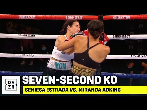 Watch Seniesa Estrada Knock Out Miranda Adkins In 7 Seconds Last Night