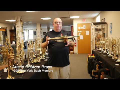 1925  New York Bach Mercury Trumpet for sale at Austin Custom Brass