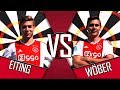 'Wil je dat ik je op je kont schiet?' | AJAX FOOTDARTS #4 | Carel Eiting vs. Max Wöber