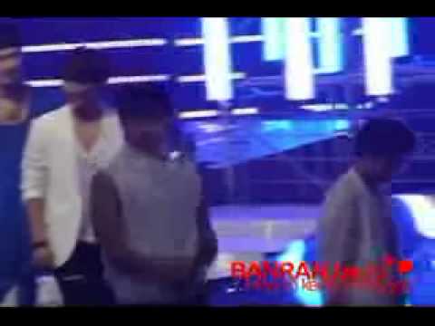 [Fancam] 100702 Music Bank Ending Kyuhyun and Sungmin