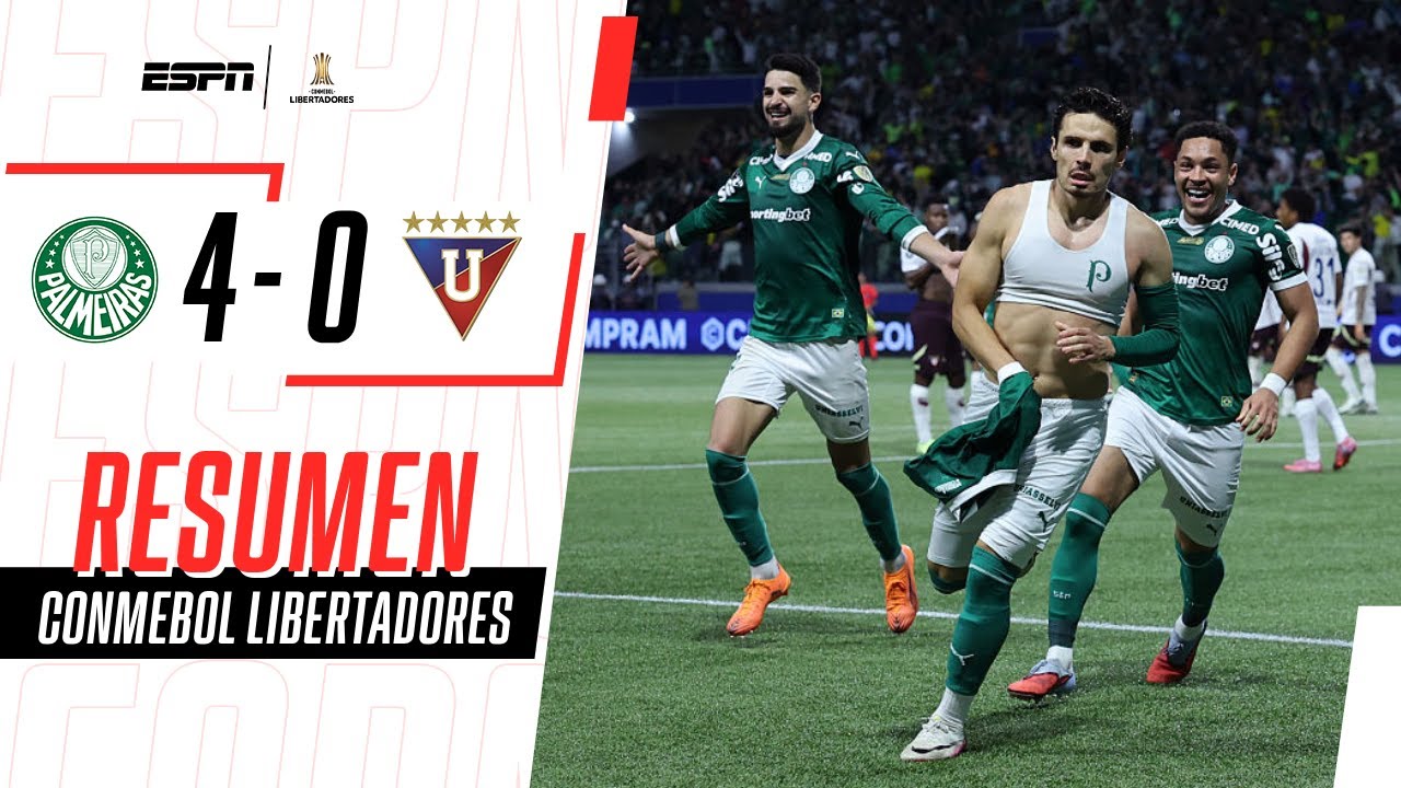 HAZAÑA HISTÓRICA DEL VERDAO: DE PERDER 3-0 A SER FINALISTA | Palmeiras 4-0 LDU | RESUMEN