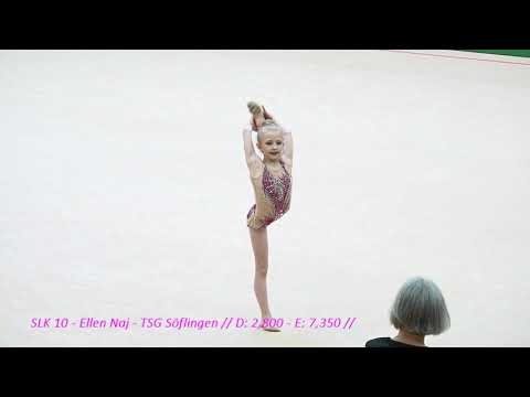 SLK 10 - Ellen Naj - ohne Handgerät - TSG Söflingen- Talentsichtung Schülerinnen RSG 2019 Einzel