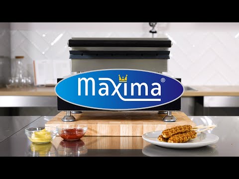 Maxima Gastro Waffelmacher - 6 Sticks - Maishunde - Diamantmuster