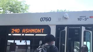 (MBTA) Route 240 Door Announcement - Inbound