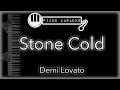 Stone Cold - Demi Lovato - Piano Karaoke