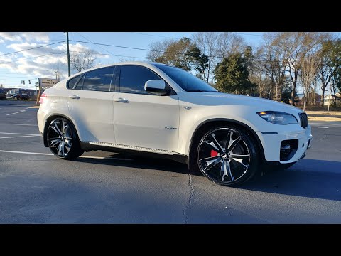 stitched by slick bmw x6 on forgiato getting lowering springs