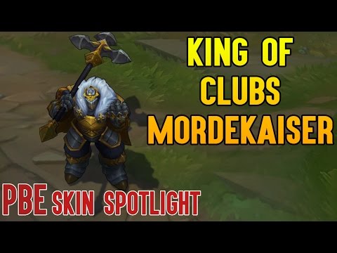 KING OF CLUBS MORDEKAISER - NEW SKIN | LUSOR SKIN SPOTLIGHT (PBE)