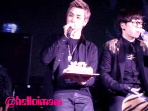 [Fancam] 120128 Block B The 1st Show for Share in Thailand -12 HBD P.O.2