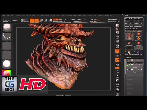 CGI 3D Tutorial : “Polypainting in zBrush”  by – 3dmotive