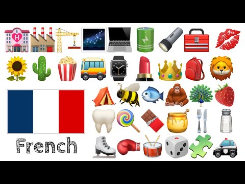 , title : 'Naučte sa 400 slov - Francúzšina  + Emoji -  🌻🌵🍿🚌⌚️💄👑🎒🦁🌹🥕⚽🧸🎁'