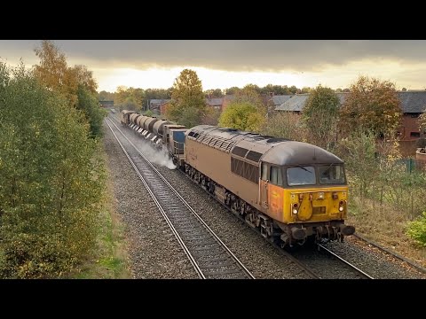 Double Action 🎬 56049 & 56094 RHTT + 66760 Dee Marsh Steel Plus Stone Blower. 31st October 2022