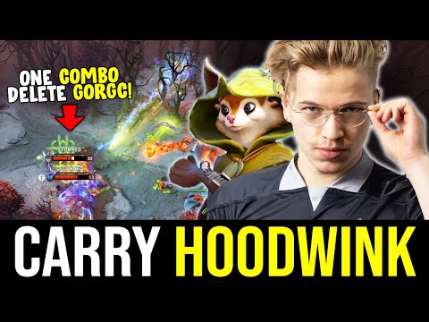 Topson POS 1 Hoodwink - Deleting Gorgc & canceL^ in One Combo DOTA 2