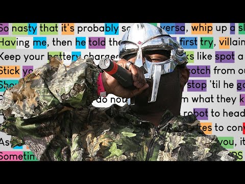 MF DOOM - All Caps | Rhymes Highlighted