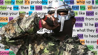 MF DOOM - All Caps | Rhymes Highlighted