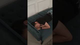 KitchenZ | Foldable Sofa Bed 3 Seater Velvet Fabric | HMZ-FN-SF-ESF4360-V