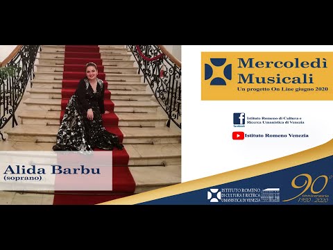 "Mercoledì Musicali" (2020), invitato: Alida Barbu (soprano)