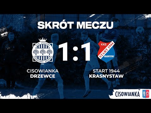 Skrót meczu: Cisowianka Drzewce - Start 1944 Krasnystaw 1:1 #4liga | Sezon 2023/2024