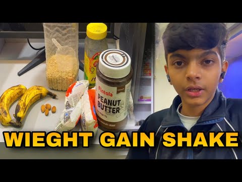 💥 Ultimate Weight Gain Shake Recipe 🥤 | Fast Mass Gain for Skinny Boys | YASHVEER CHAUHAN