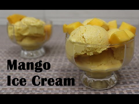 Sirf Teen Cheezon se banane Mango Ice Cream|आम आइसक्रीम| How to make homemade Mango Ice Cream