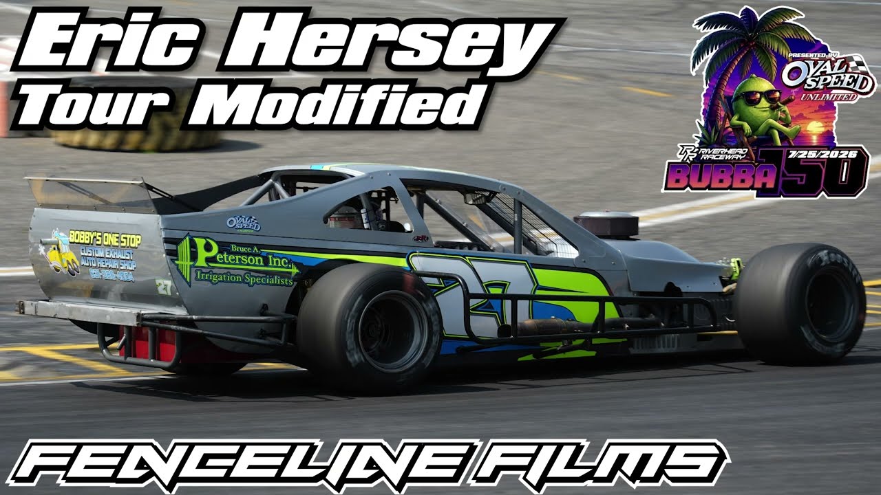 Eric Hersey Tour Modified Action at Riverhead Raceway