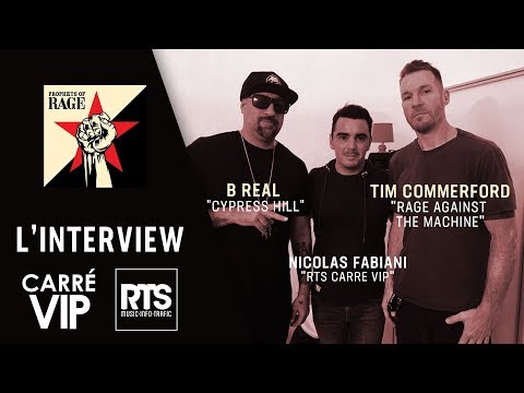 Les stars américaines de Prophets of Rage en interview en France