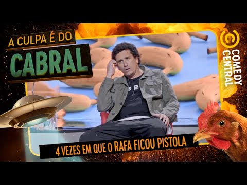 4 vezes em que o Rafa ficou PISTOLA | A Culpa É Do Cabral no Comedy Central