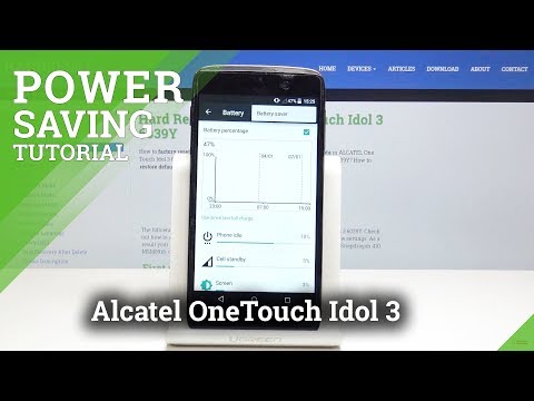 How to Save Charge on Alcatel OneTouch Idol 3 - Power Saving Mode