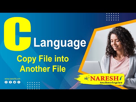 Copy File into Another File in C | C Language Tutorials | Mr Srinivas