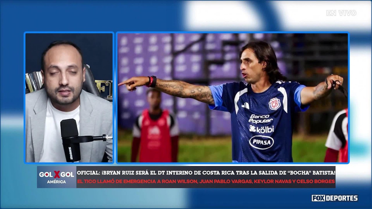 ¡NOMBRARON A BRYAN RUIZ! | Costa Rica tiene nuevo director técnico interino | GolXGol