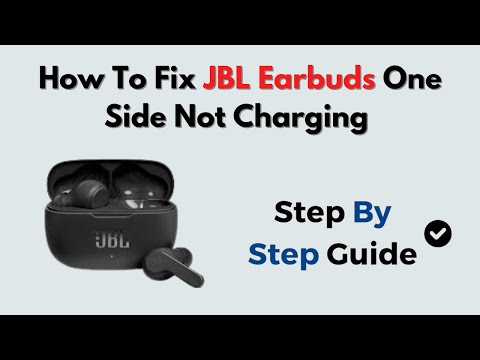 How to Fix JBL Earbuds One Side Not Charging – Contact Pin & Battery Reset Fix
