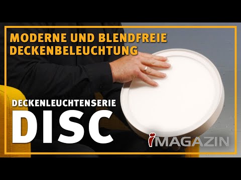 Leicht zu installieren, dank Baukastensystem | die Leuchtenserie DISC von SG Leuchten