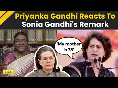 Sonia Gandhi Remark: Priyanka Gandhi Vadra On Sonia Gandhi's Remark | BJP vs Congress
