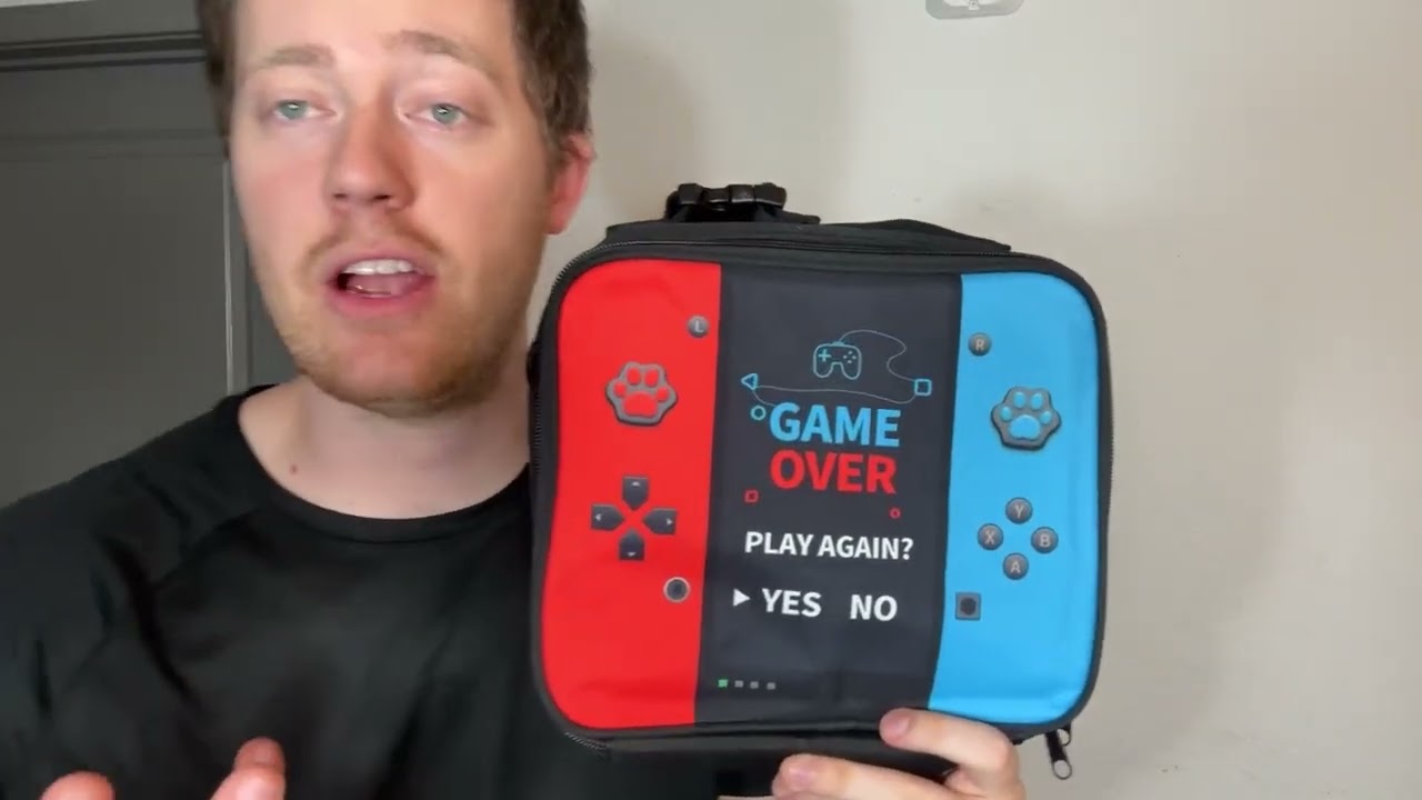 Easozoom Game Console, Insulated Lunch Bag lonchera for Teen Boy Kid Gamer Lunch Box Review