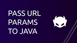 Pass URL Query Parameters to Java